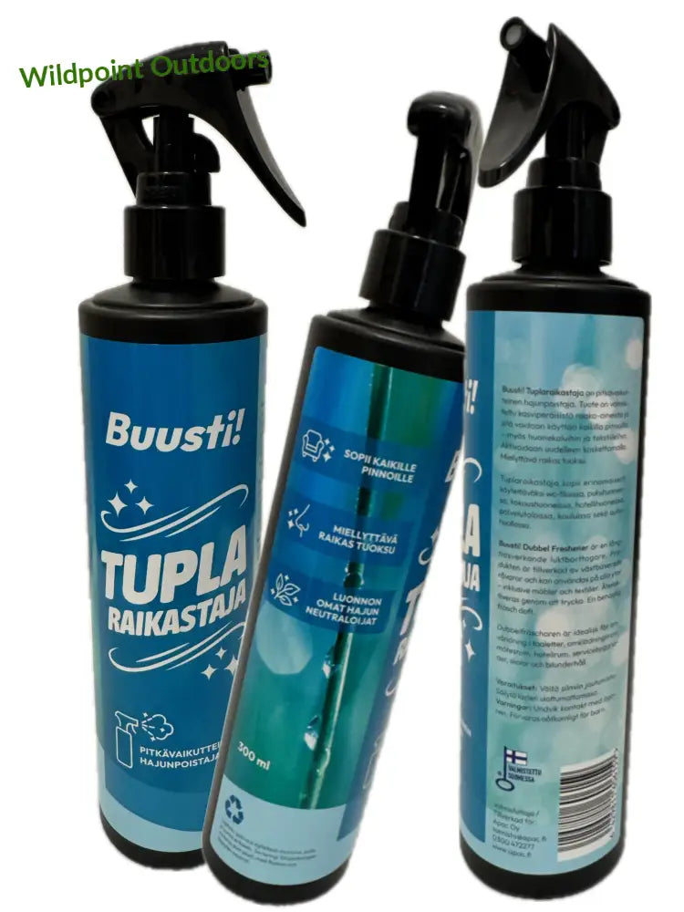 Buusti! Tuplaraikastaja 300ml - wildpoint outdoors retkeily 14,90 €