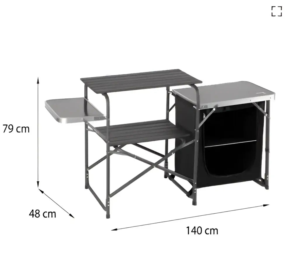Camping cupboard retkipöytä nc3040 nils camp - accessories retkeilyvarusteet verkkokaupasta 125,90 €