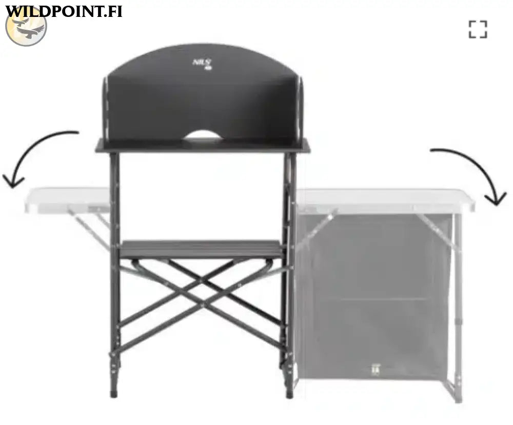 Camping pöytä tuulisuojalla NC3041 NILS CAMP - Accessories