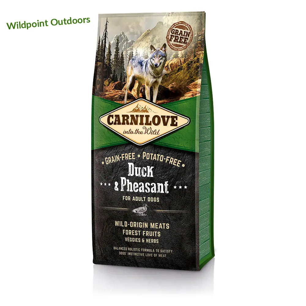 Carnilove ankka & fasaani koiran kuivaruoka aikuiselle - 12kg - retkeily 82,90 €