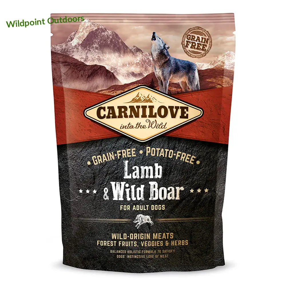 Carnilove lammas & villisika koiran kuivaruoka aikuiselle - 1.5kg - retkeily 15,90 €