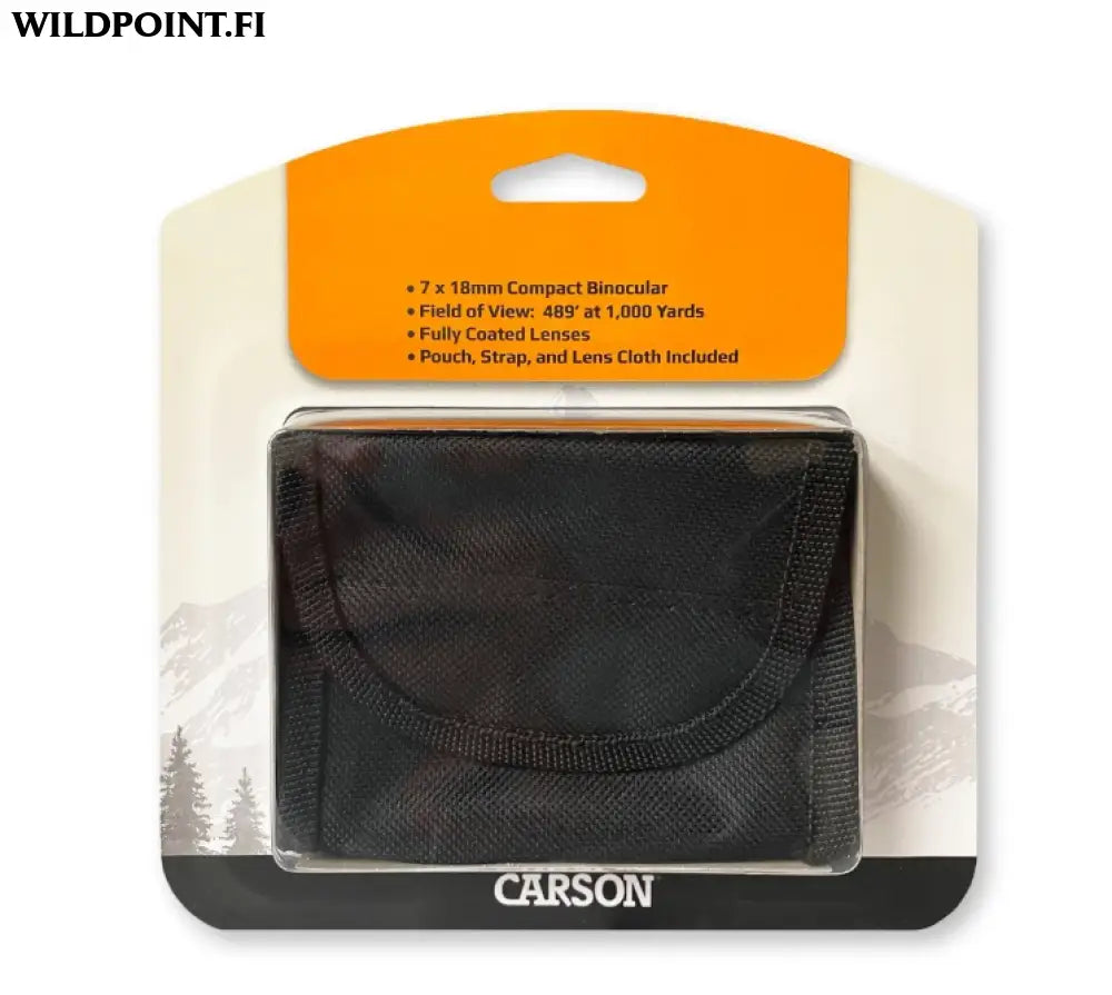 Carson miniscout 7x18mm pienikokoiset kiikarit