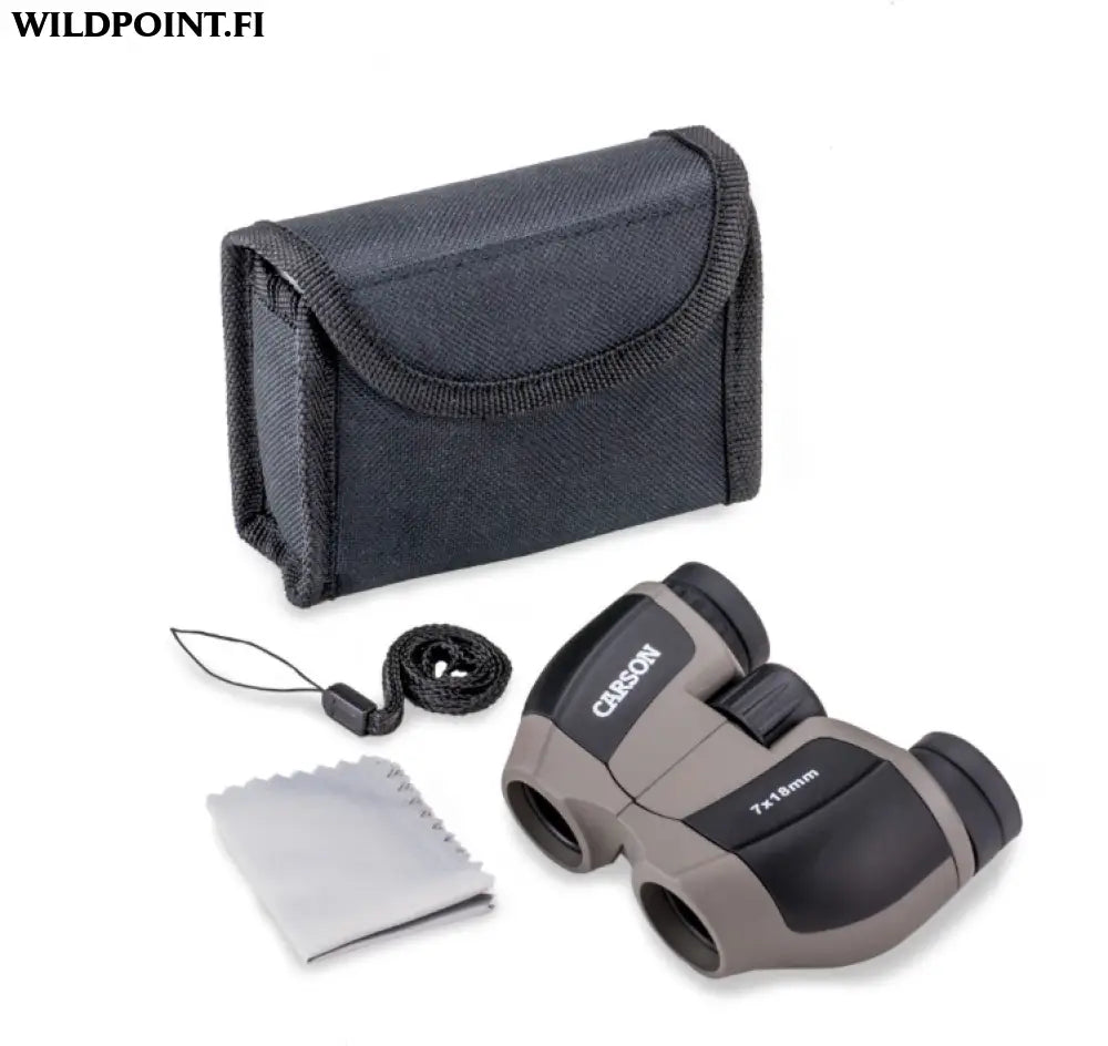 Carson miniscout 7x18mm pienikokoiset kiikarit