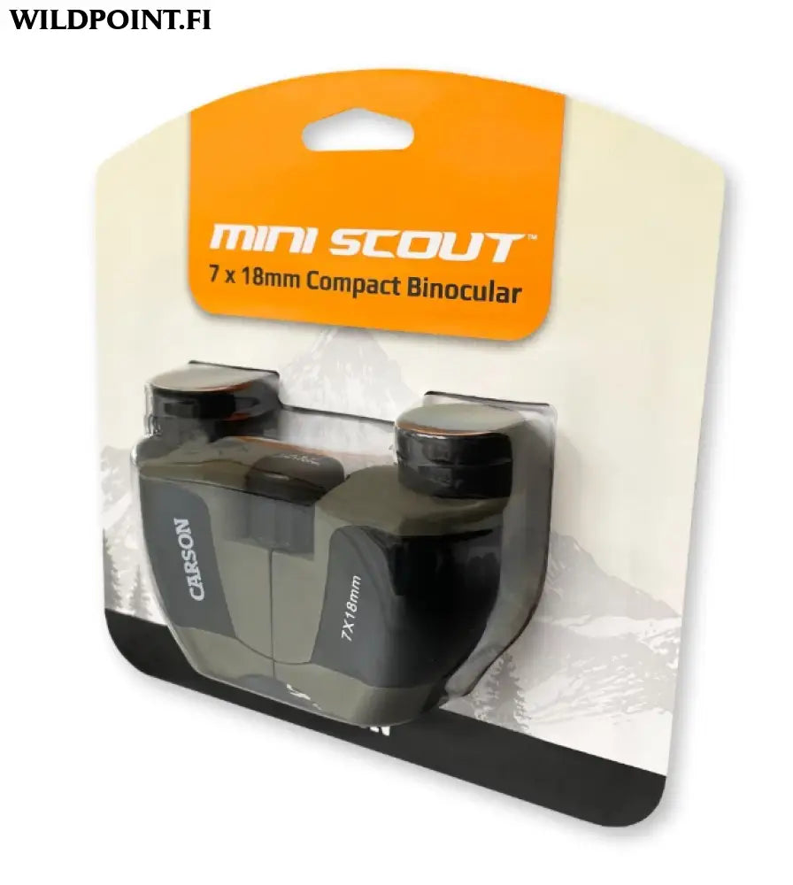 Carson miniscout 7x18mm pienikokoiset kiikarit
