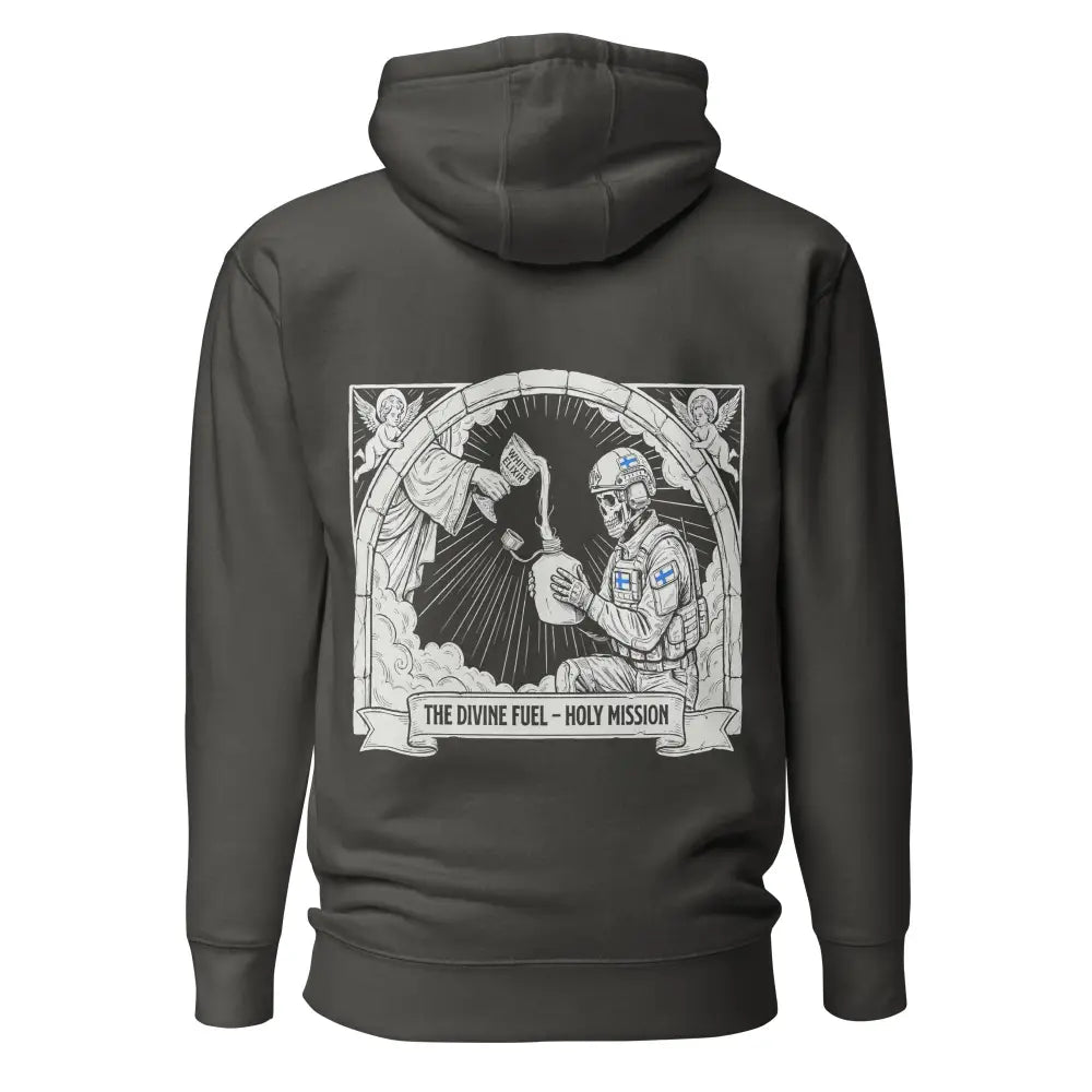Divine fuel - holy mission huppari - vintage black / s - hoodie verkkokauppa retkeilyvarusteet verkkokaupasta 79 €
