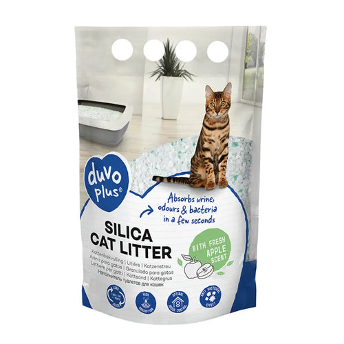 Duvo+ silica-kissanhiekka premium apple 5 litraa - kissanhiekka retkeilyvarusteet verkkokaupasta 9,90 €