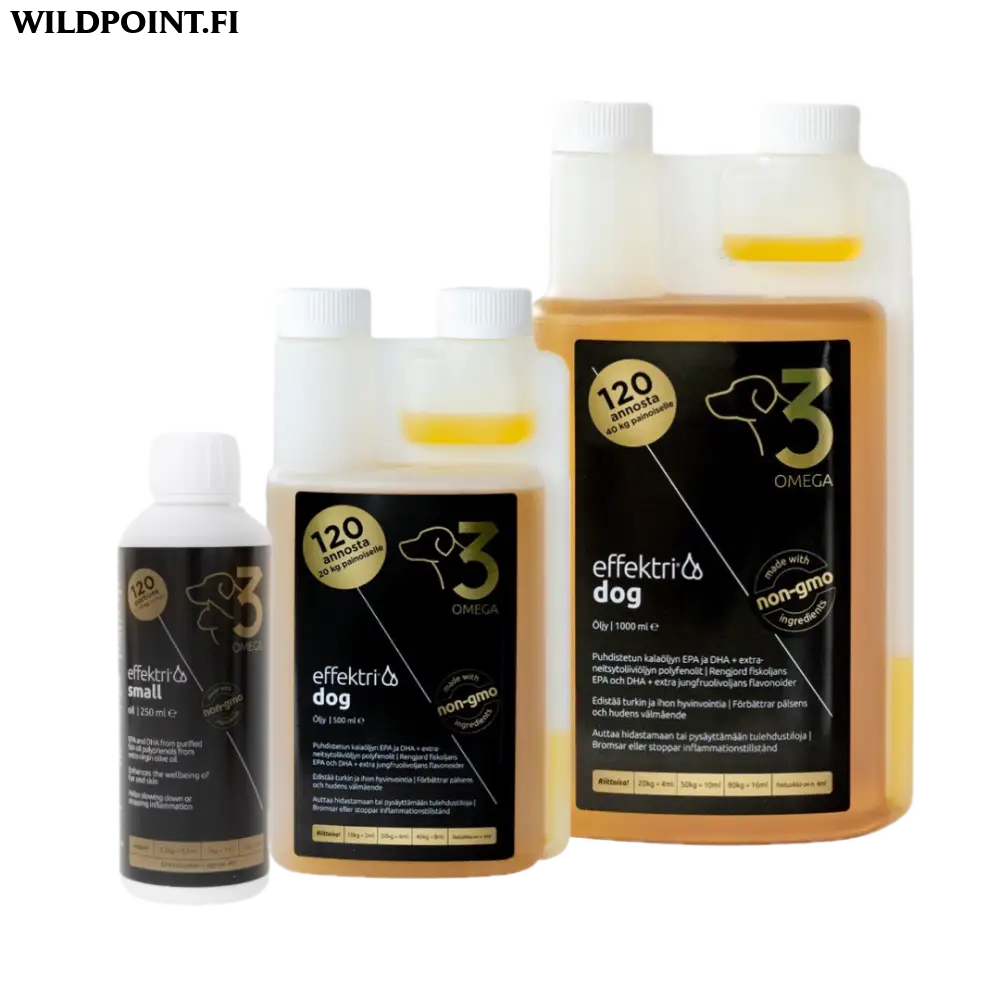 Effektri dog - omega-3 koiralle - effektri small 250 ml