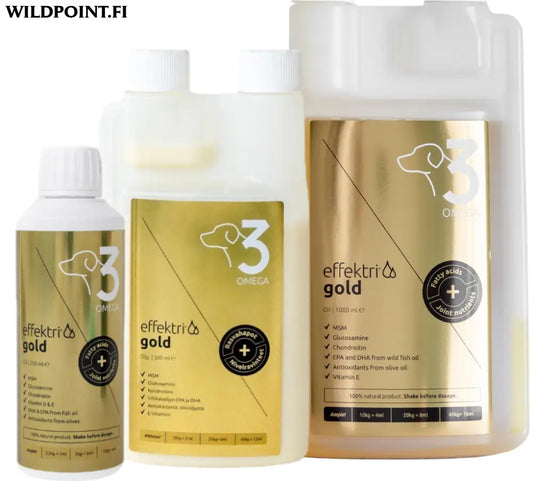 Effektri gold dog - omega-3 + nivelravinteet