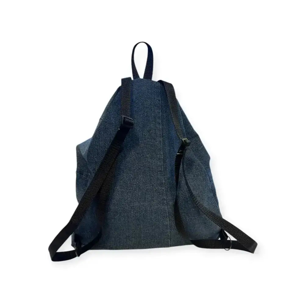 Farkkureppu elisa - reppu kierrätetystä denim kankaasta retkeilyvarusteet verkkokaupasta 49,90 €