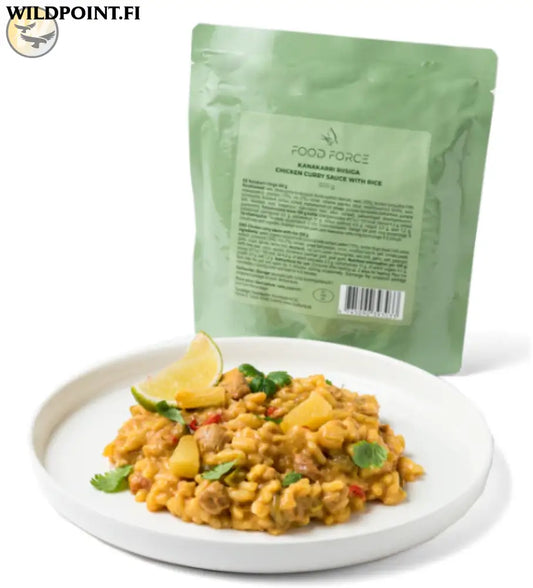Food Force Kanaa currykastikkeella ja riisiä 300g