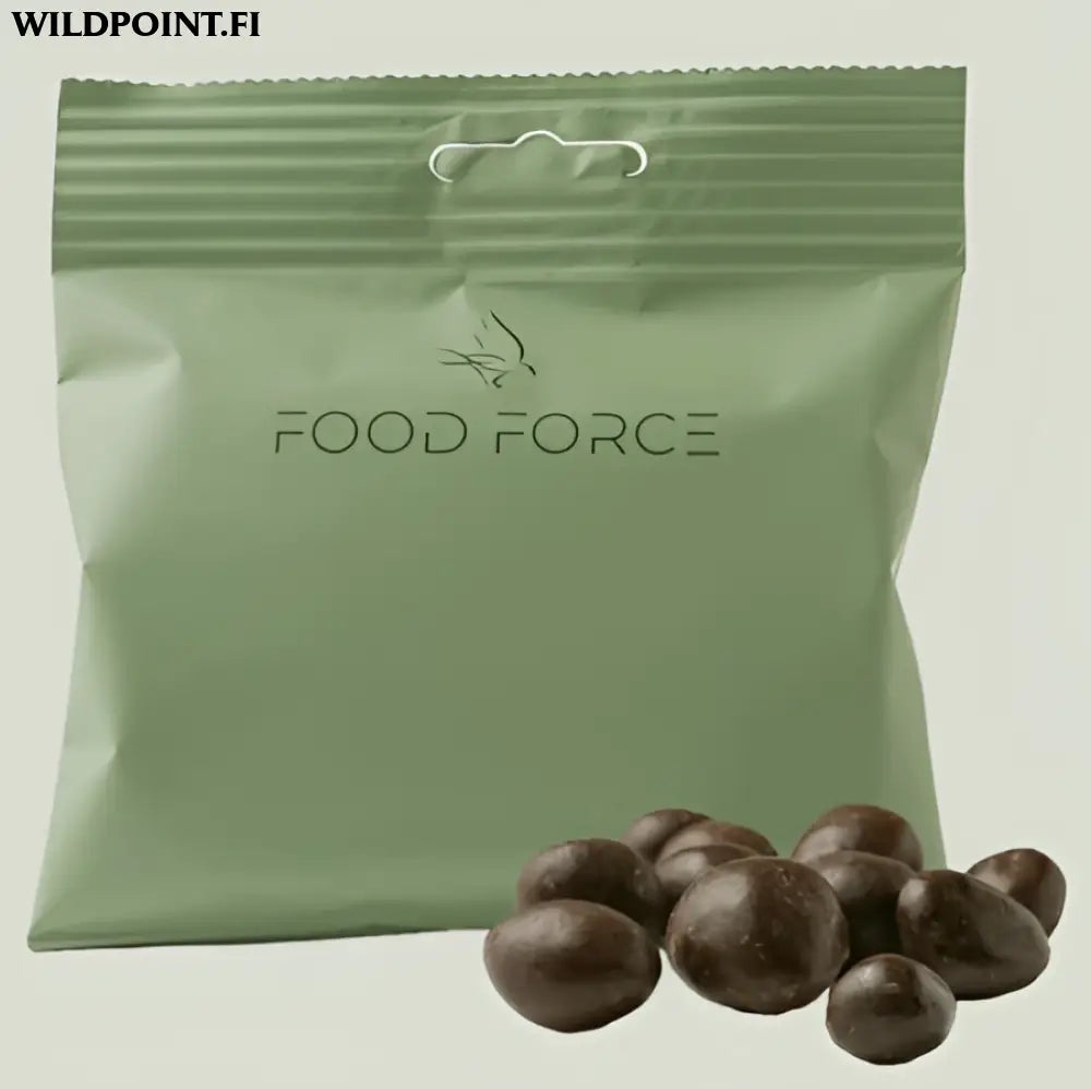Food force karviaismarjoja tummassa suklaassa 50g (l,v,g)