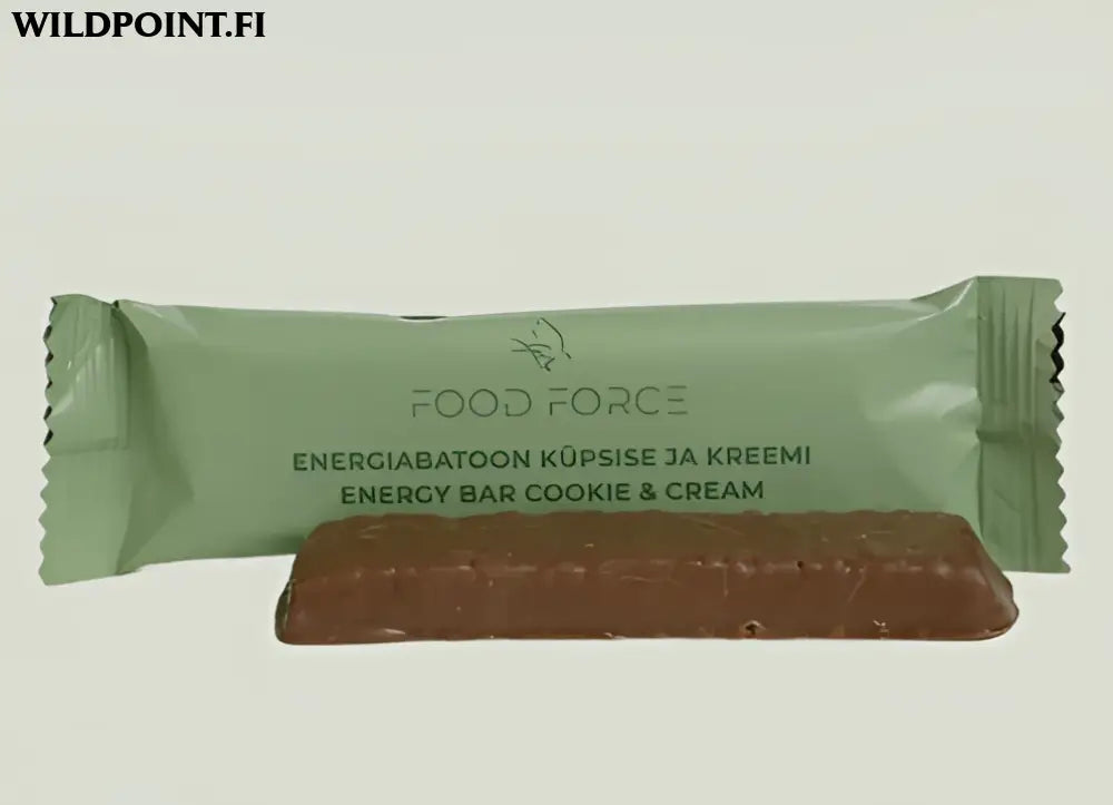 Food force keksi ja kermalla maustettu päällystetty energiapatukka 50g (v)
