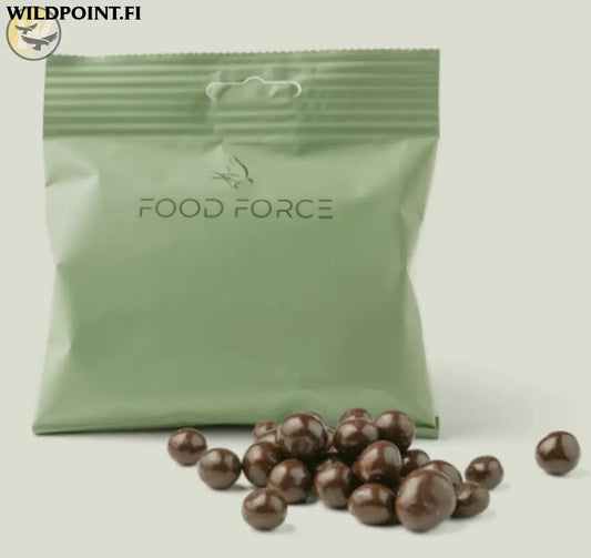 Food Force Mustaherukat tummassa suklaassa 50g (L,V,G)