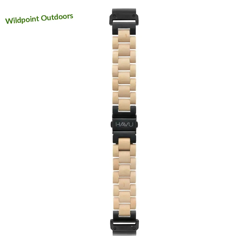 Garmin quickfit puinen ranneke koivu - 20mm - kellojen rannekkeet puinen ranneke koivu retkeily 59 €