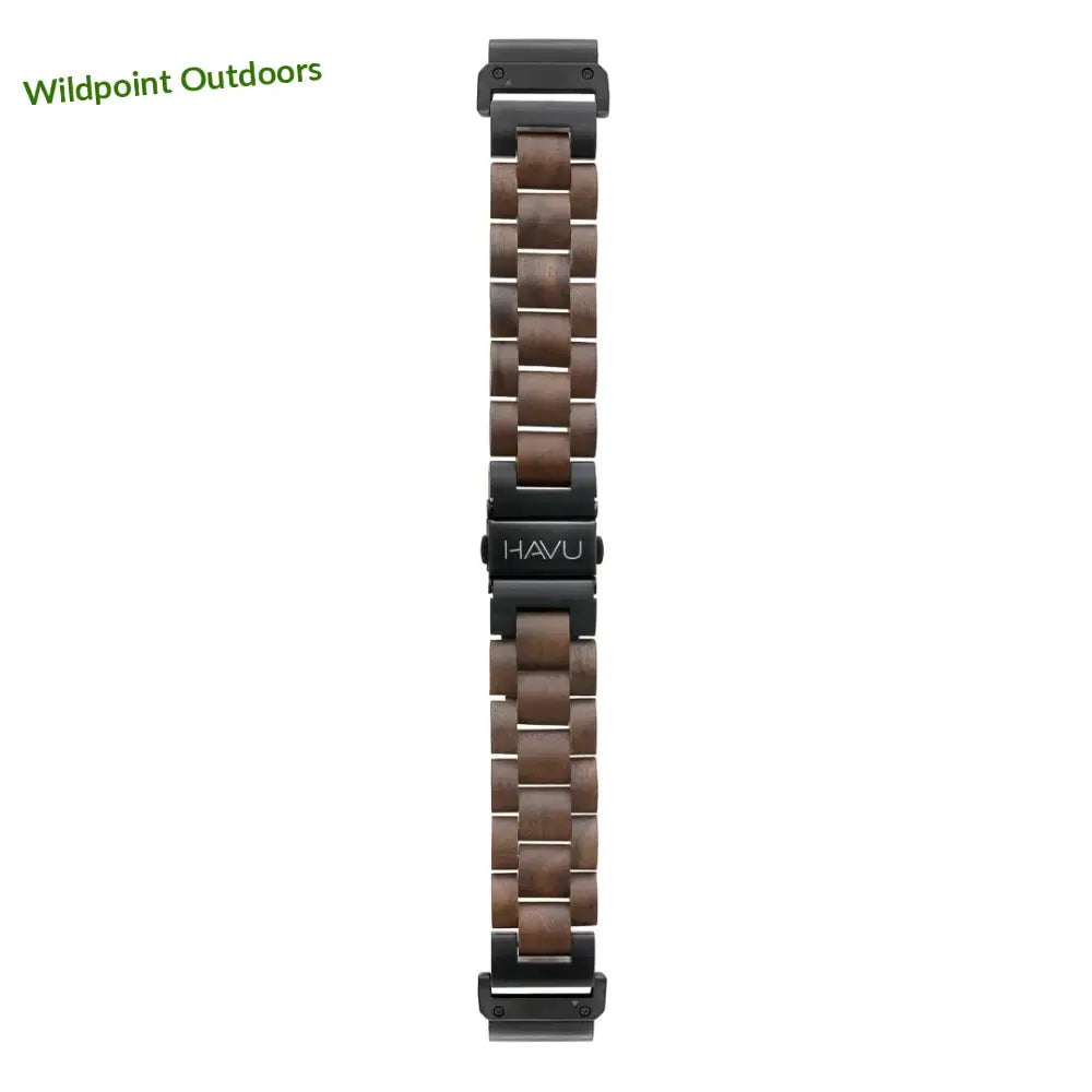 Garmin quickfit puinen ranneke pähkinäpuu - 20mm - kellojen rannekkeet - wildpoint retkeily 59 €