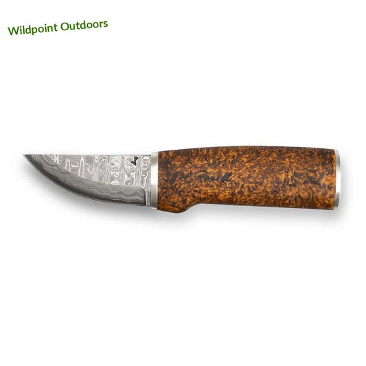 Grandfather knife damascus - knife - wildpoint outdoors retkeily 1 389 €