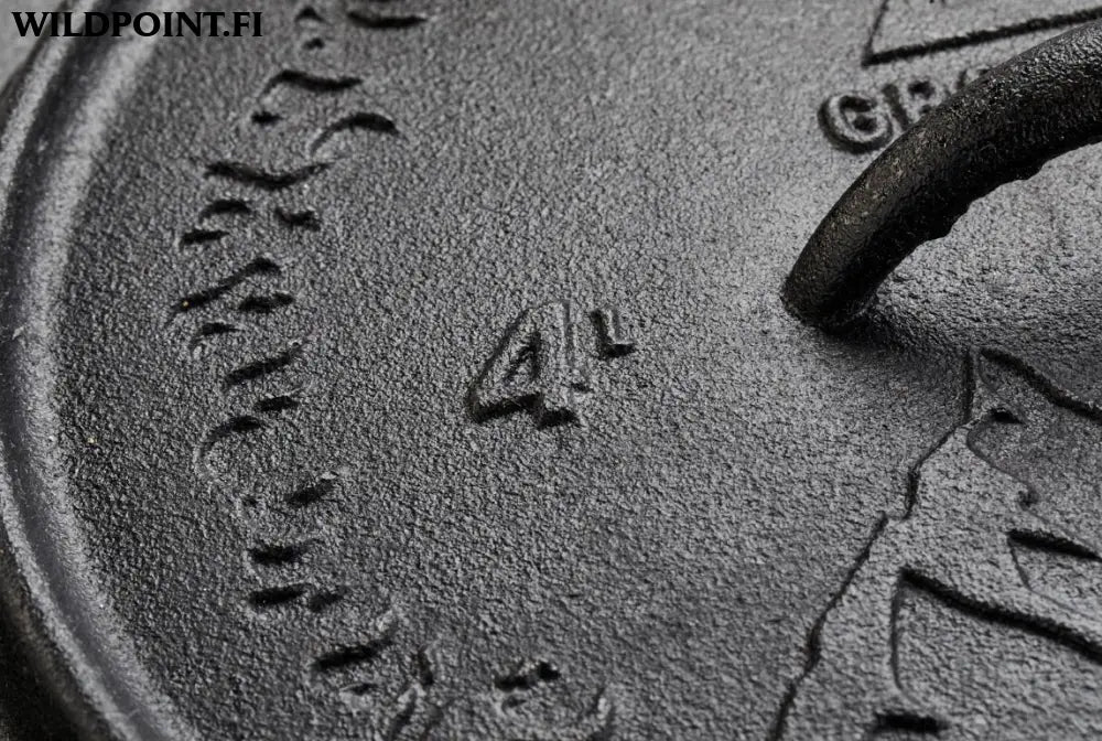 Groenberg askja valurautapata 4 l ø25 cm