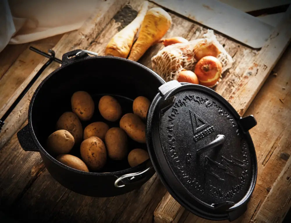 Groenberg askja valurautapata 4 l ø25 cm - wildpoint retkeilyvarusteet verkkokaupasta 58,90 €