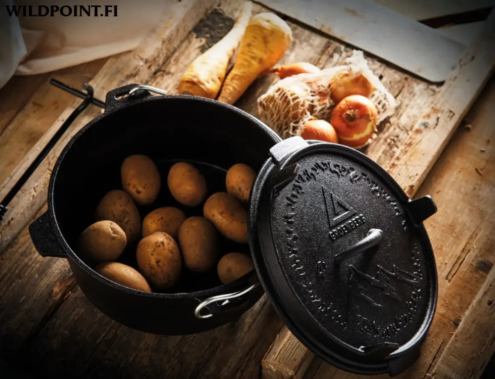 Groenberg askja valurautapata 4 l ø25 cm