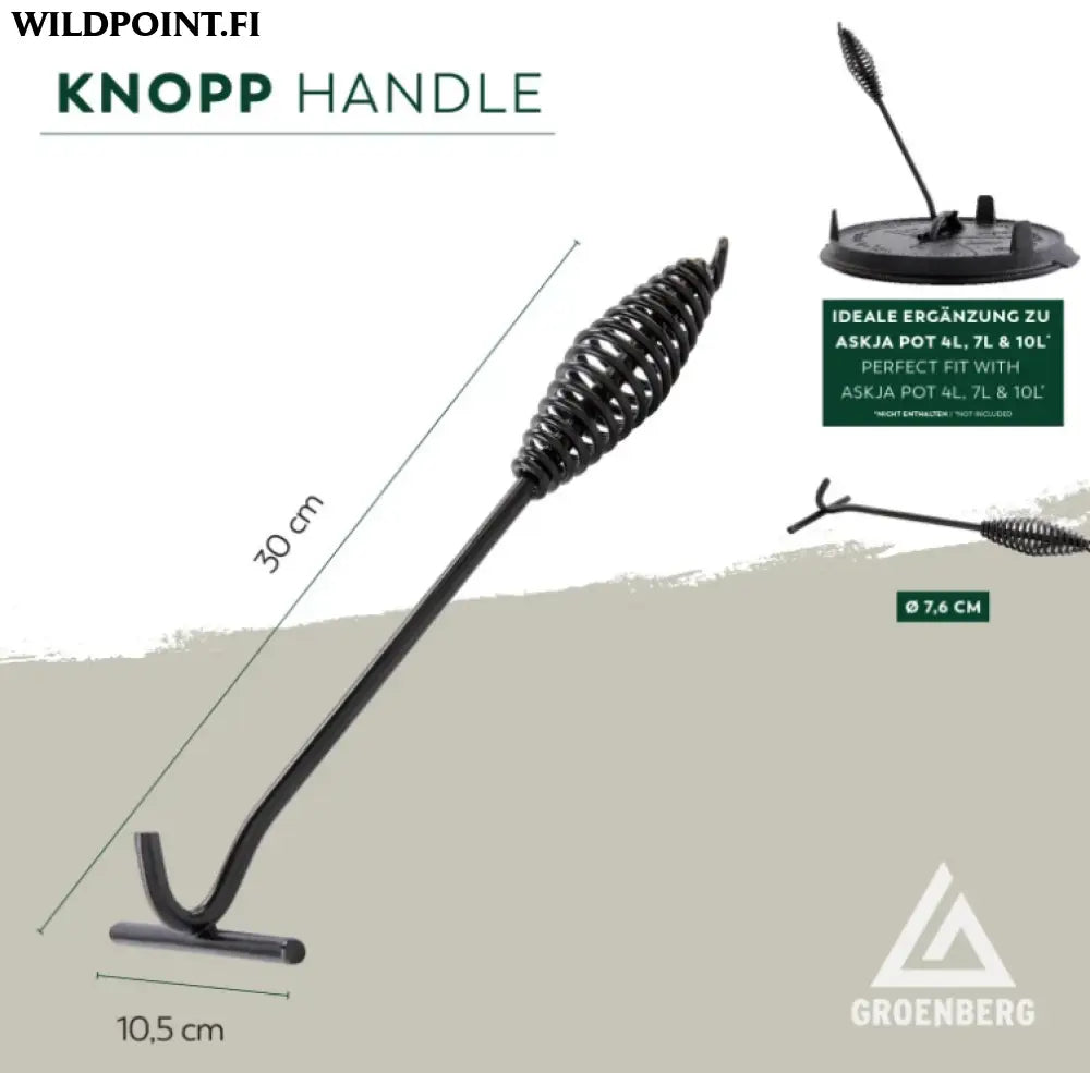 Groenberg valurautapadan kannen nostokoukku