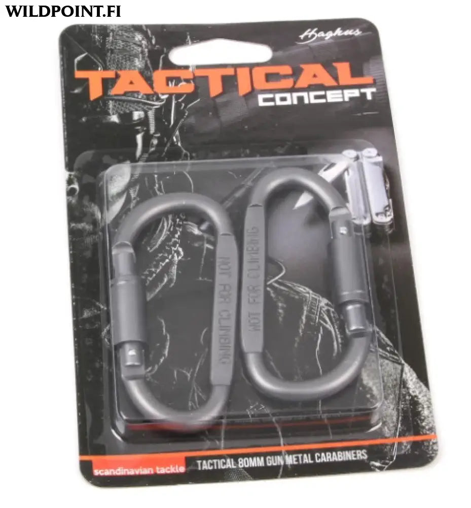 Haghus 80mm taktinen karabiini 2kpl