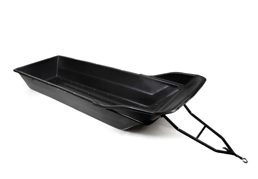 Haghus ahkio vetoaisalla ja lumisuojalla 230x80x35cm - mönkijän tai moottorikelkan perään retkeilyvarusteet