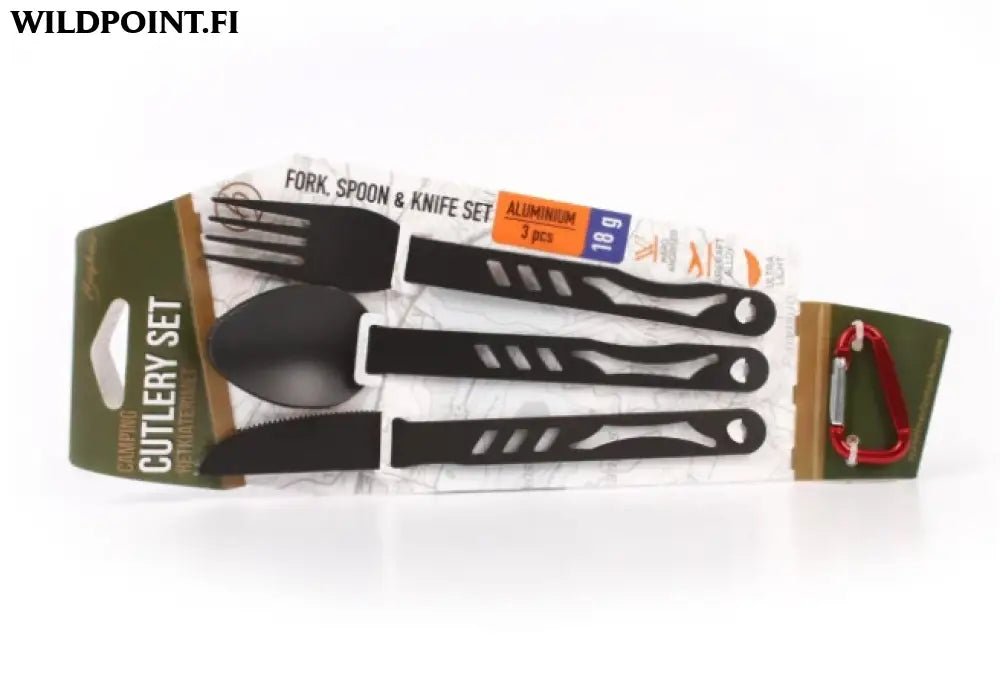 Haghus alumiiniset retkiaterimet karabiinilla