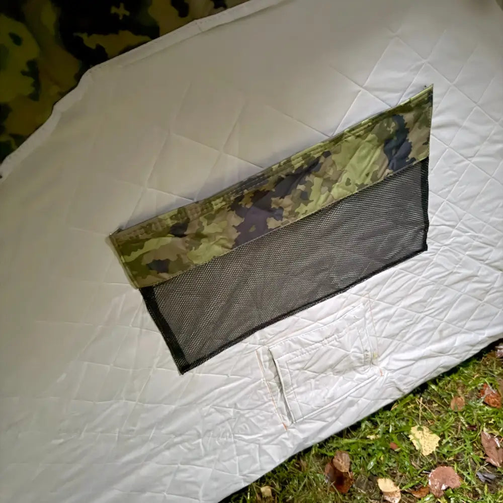 Haghus bushman 3xl metsästysteltta kamokuvioidulla hyttysverkkoruudulla ja mustalla reunuksella