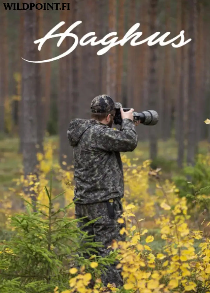 Haghus hossa kevyt anorakkipuku camokuosilla ja sääskiverkolla