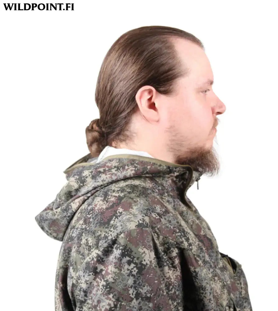 Haghus hossa kevyt anorakkipuku camokuosilla ja sääskiverkolla