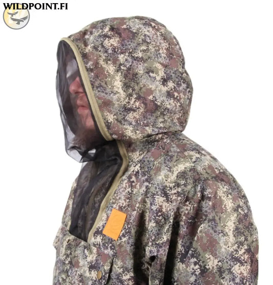 Haghus Hossa kevyt anorakkipuku camokuosilla ja sääskiverkolla