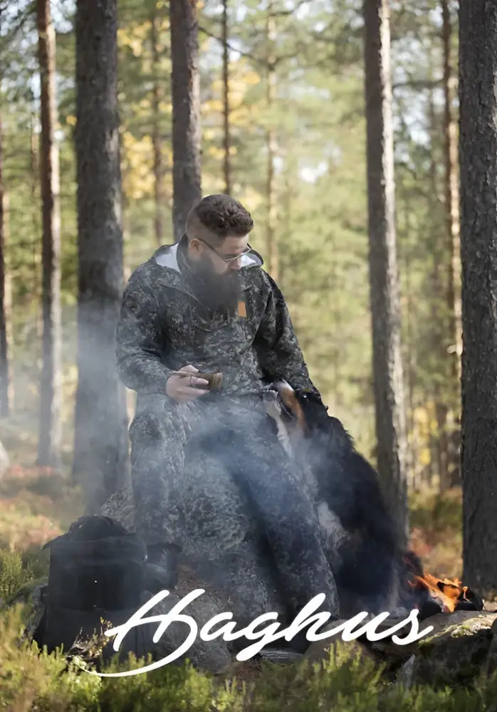 Haghus hossa kevyt anorakkipuku camokuosilla ja sääskiverkolla - kevyt anorakkipuku sääskiverkolla camokuosilla