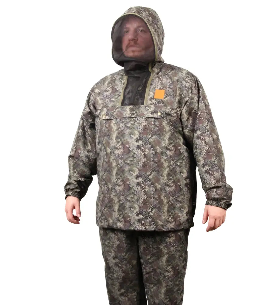 Haghus hossa kevyt anorakkipuku camokuosilla ja sääskiverkolla - s - kevyt anorakkipuku sääskiverkolla camokuosilla