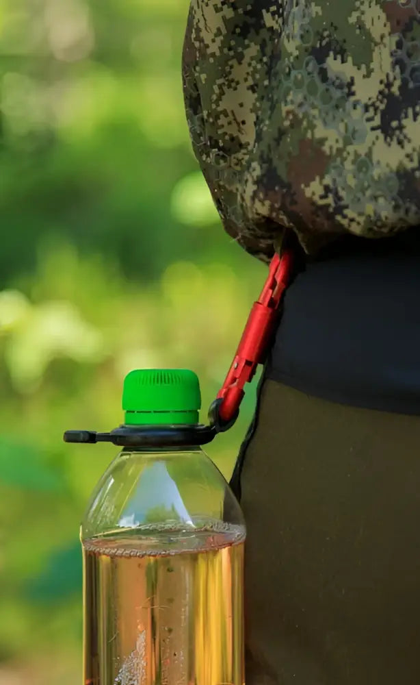 Haghus juomapullo-karabiini - alumiininen karabiini kumisella kauluksella retkeilyvarusteet verkkokaupasta 3,70 €