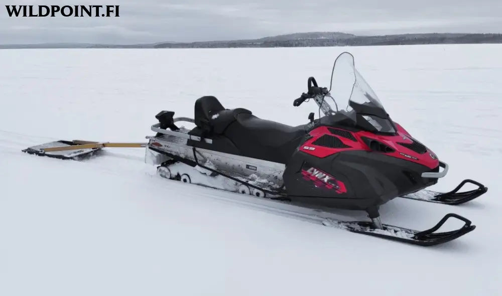 Haghus latuhöylä ski track machine fis mitoilla