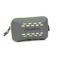 Gray and neon green haghus retkipyyhe M 50x100cm compact travel towel with perforated ventilation slots