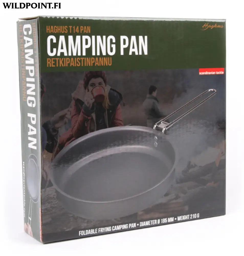 Haghus t14 retkipaistinpannu taittuvalla kahvalla
