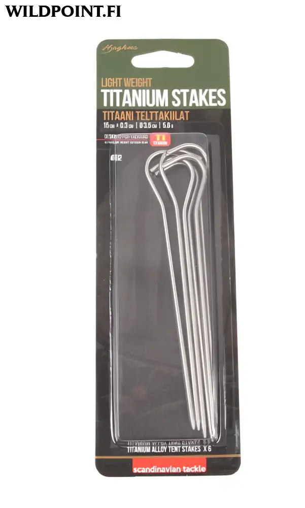 Haghus titaani pro telttakiilat 6kpl