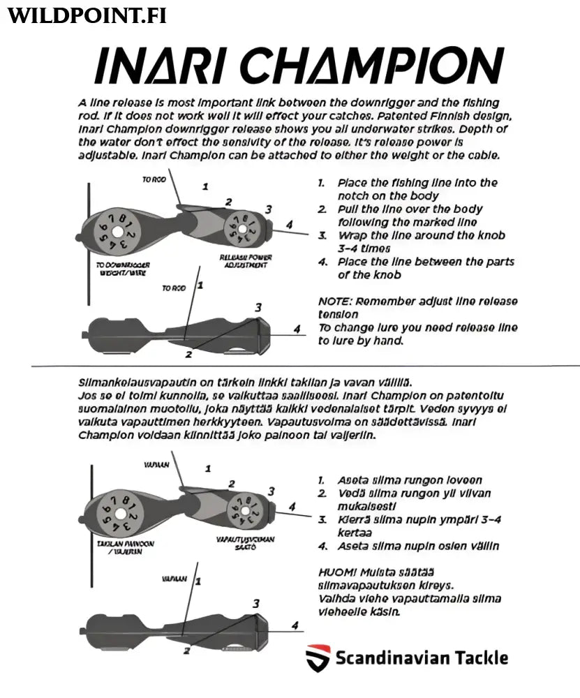 Inari champion takilan laukaisin