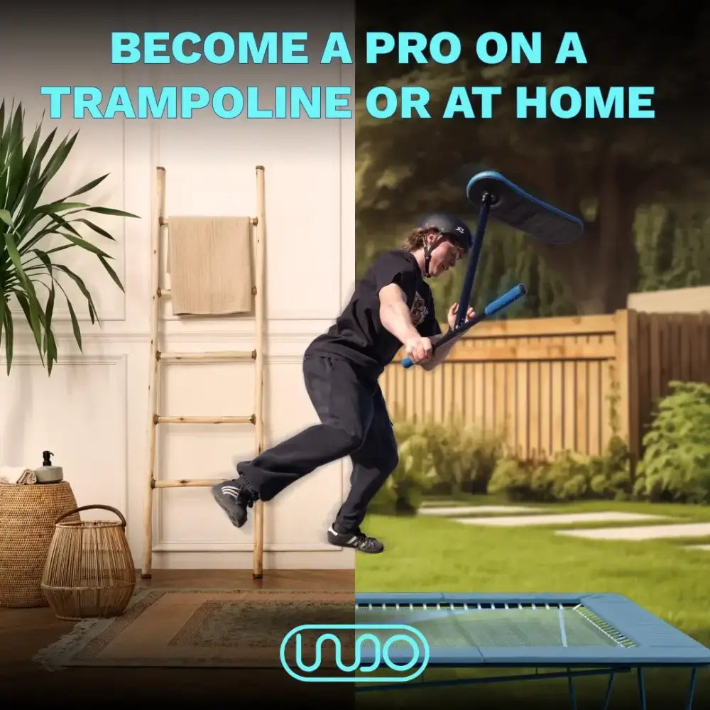 Indo pro v2 trick scooter - 12+ years old / blue-matt black - trampoline scooters - wildpoint outdoors