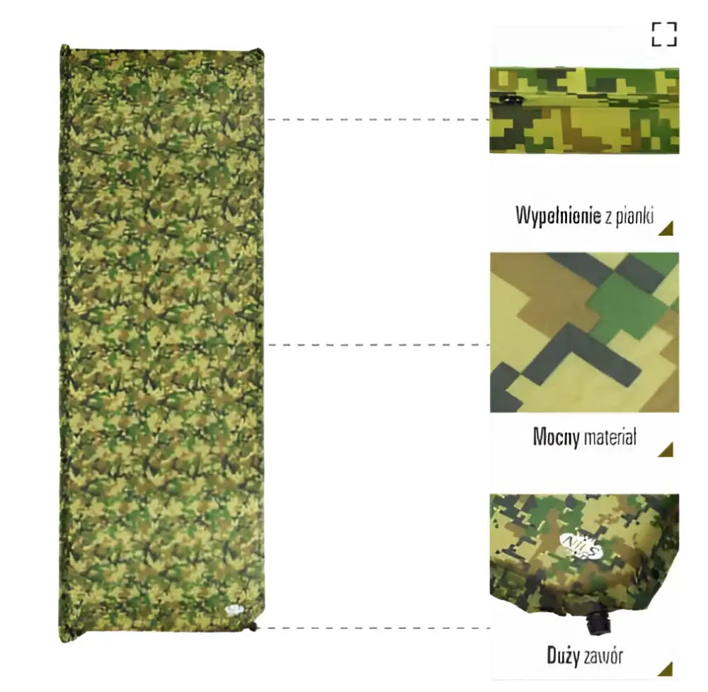 Itsestään täyttyvä makuualusta nc4050 nils camp - accessories retkeilyvarusteet verkkokaupasta 49,90 €