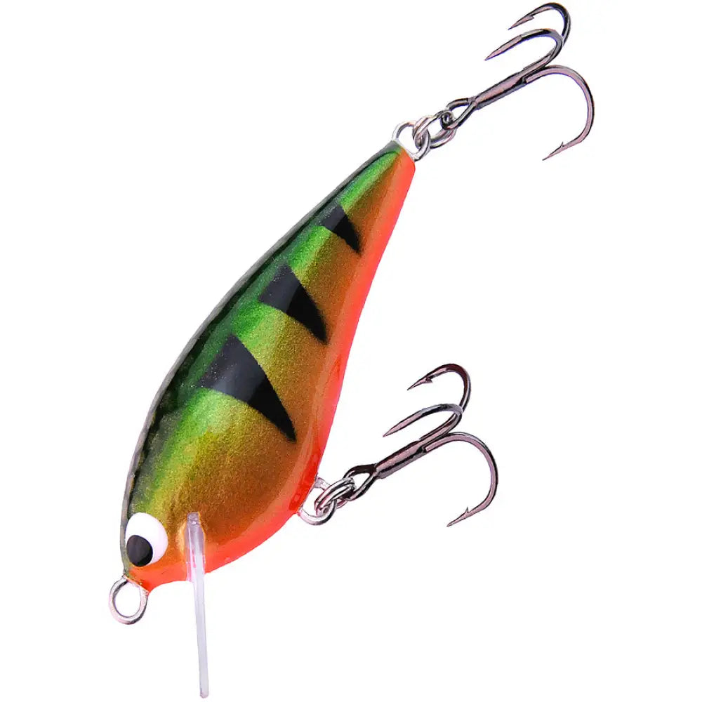 K.p xo perch 50mm/7,2g - uppoava - käsityönä valmistettu - 50mm/7.2g -uppoava - väri07 - ahvenviehe 50mm