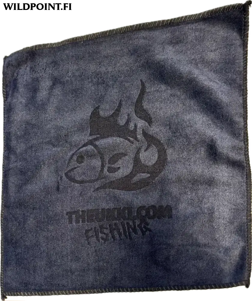 Kalastajan mikrokuitupyyhe 30 x 30cm musta