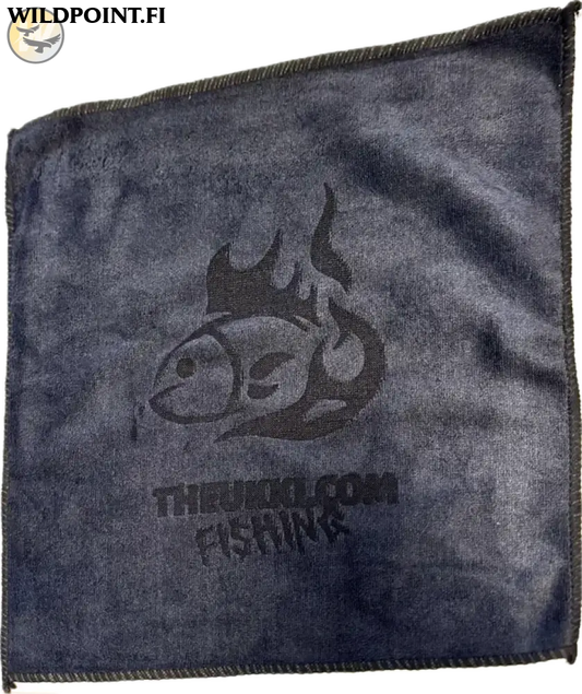 Kalastajan mikrokuitupyyhe 30 X 30cm musta