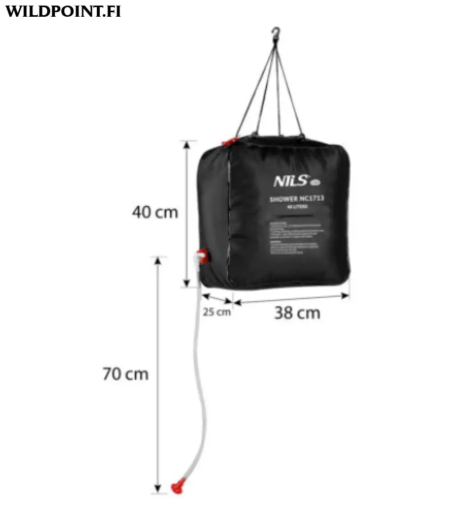 Kannettava retkisuihku 40l nc1713 nils camp - accessories