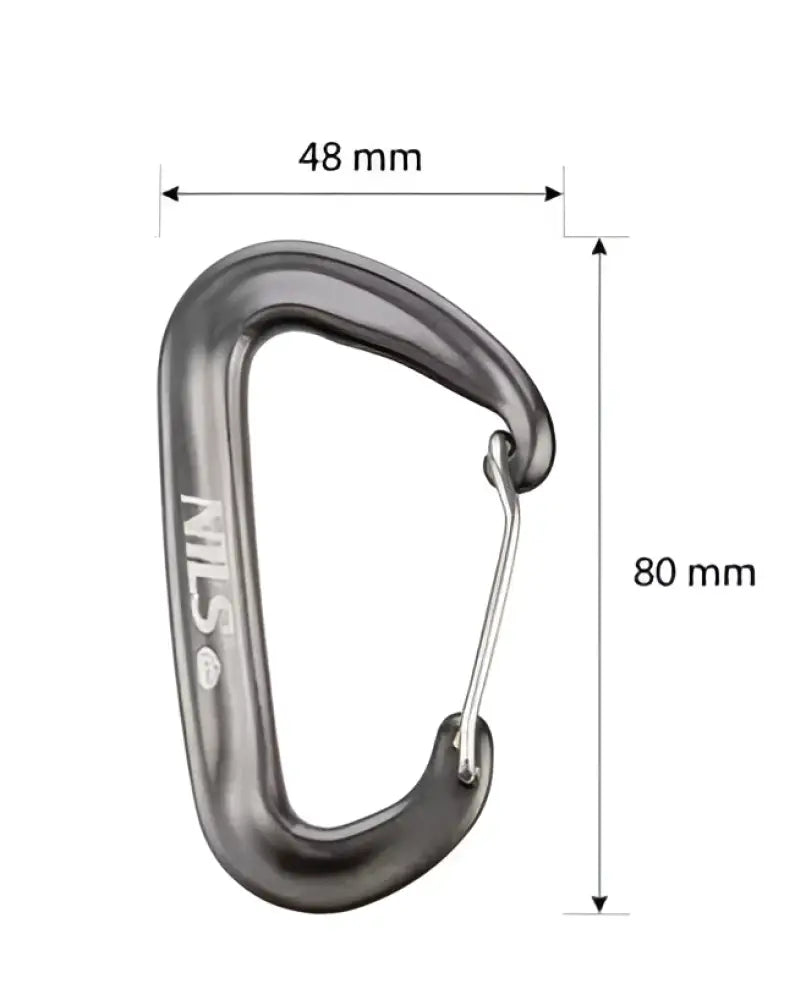 Karabiini 12 kn nc1707 nils camp - accessories - punainen retkeilyvarusteet verkkokaupasta