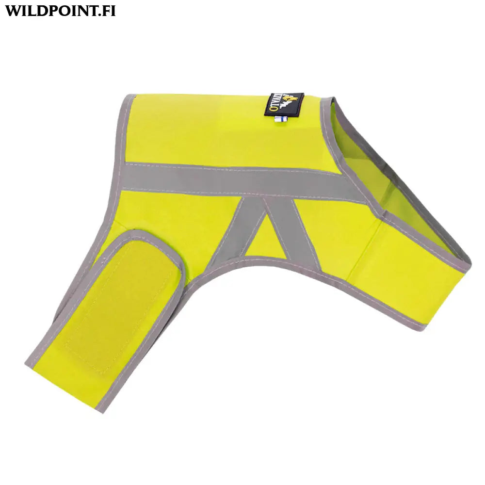 Kivalo koiran heijastinliivi kaamos - keltainen xs