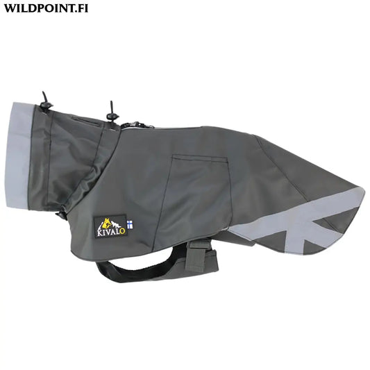 Kivalo koiran sadetakki niva - kallio (harmaa) 35cm