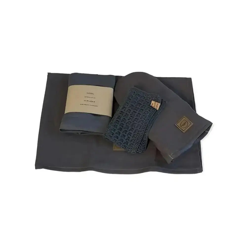 Lahjasetti keittiömestari - pellavainen esiliina keittiöön retkeilyvarusteet verkkokaupasta 99 €