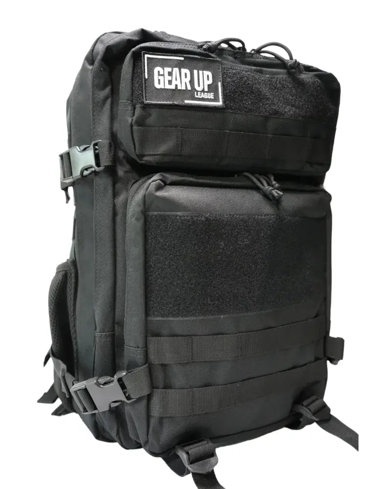 League patch backbag urheilureppu 45l - black - reppu - wildpoint retkeilyvarusteet verkkokaupasta 79 €